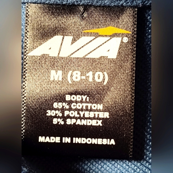 Applique Heart On Women's Avia Short Sleeve Hoodie | Sz Medium - Picture 5 of 7